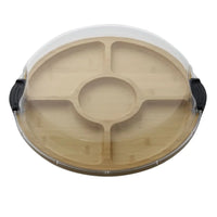 14 in Round Make and Take Bamboo Board 5 slot