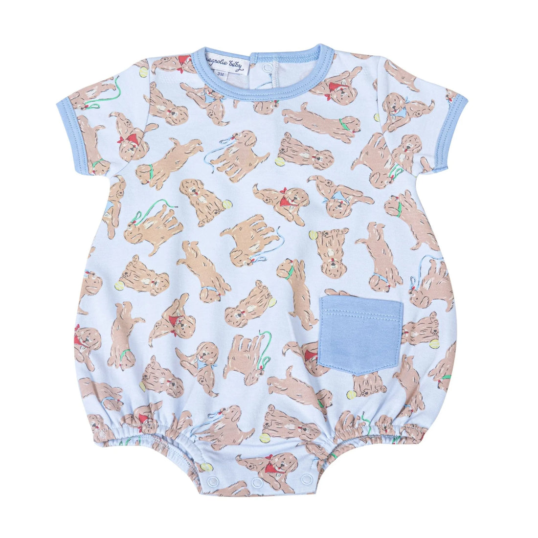 Magnolia Baby Golden Pup Boy Bubble