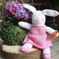 Harriett the Bunny Knit Doll Rattle