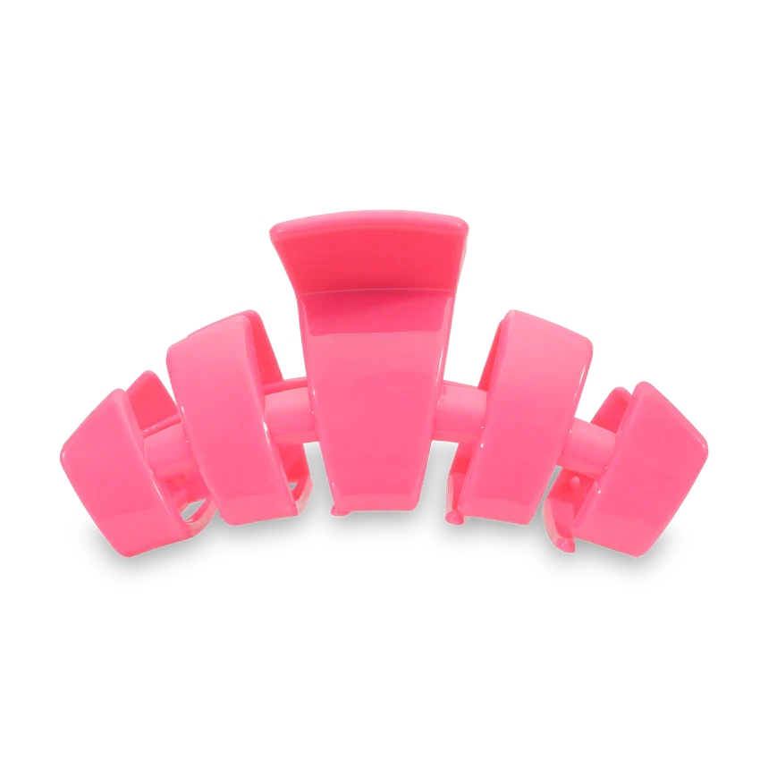 Teleties Hot Pink Medium Hair Clip
