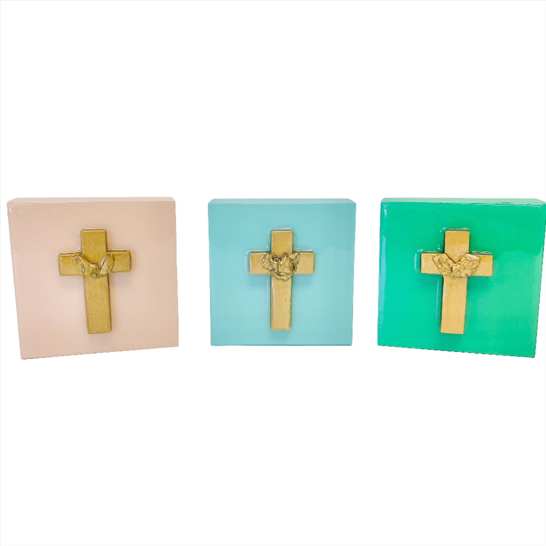 Cross on Birch Canvas