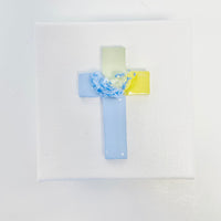Multicolor Cross Canvas