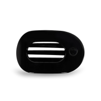 Teleties Jet Black Small Flat Round Clip