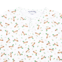 Magnolia Baby Mallard Pond Printed Front Snap S/S Bubble