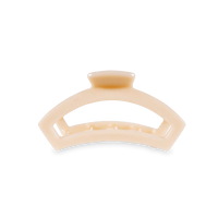 Teleties Open Almond Beige Small Claw Hair Clip