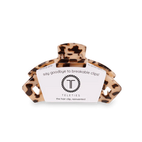 Teleties Open Blonde Tortoise Small Claw Hair Clip