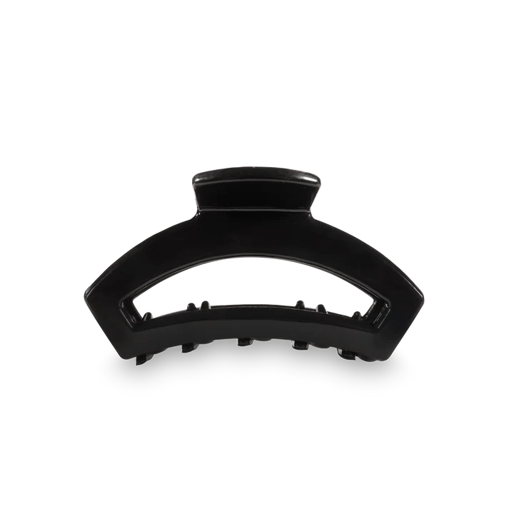 Teleties Open Jet Black Tiny Hair Clip