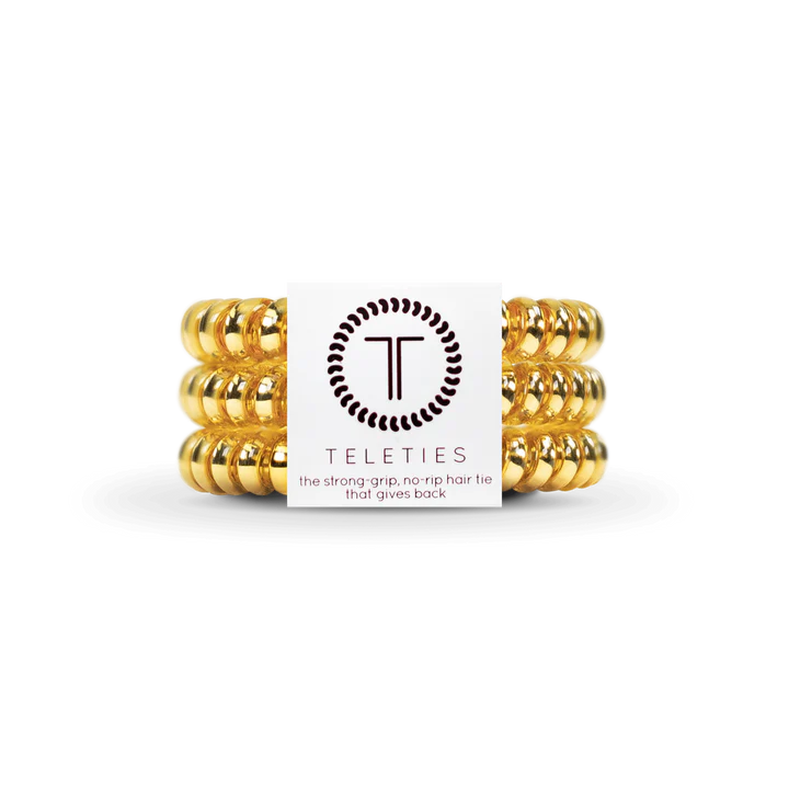 Teleties Small Hair Ties- Sunset Gold