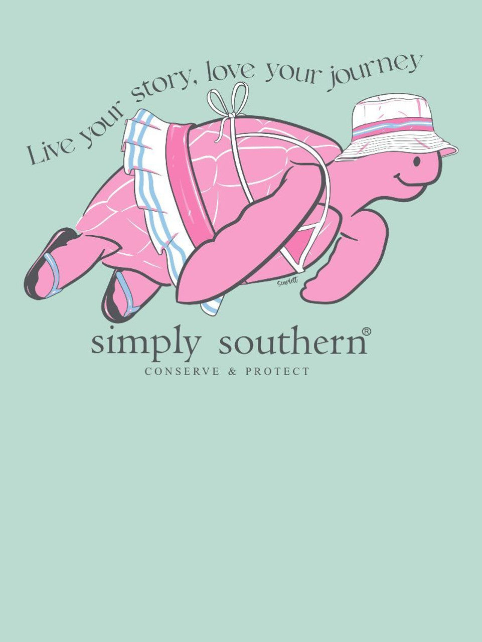 Simply Southern Live Your Story Youth SS Tee