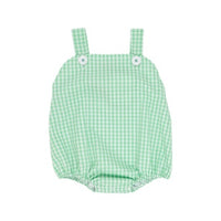 Beaufort Bonnet Bingham Bubble- Grafton Green Gingham With Worth Avenue White