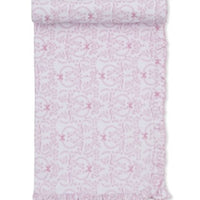 Kissy Kissy Delicate Blooming Bows Blanket - Pink