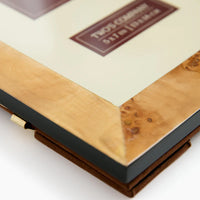 Two's Co Burled Wood 5x7 Photo Frame