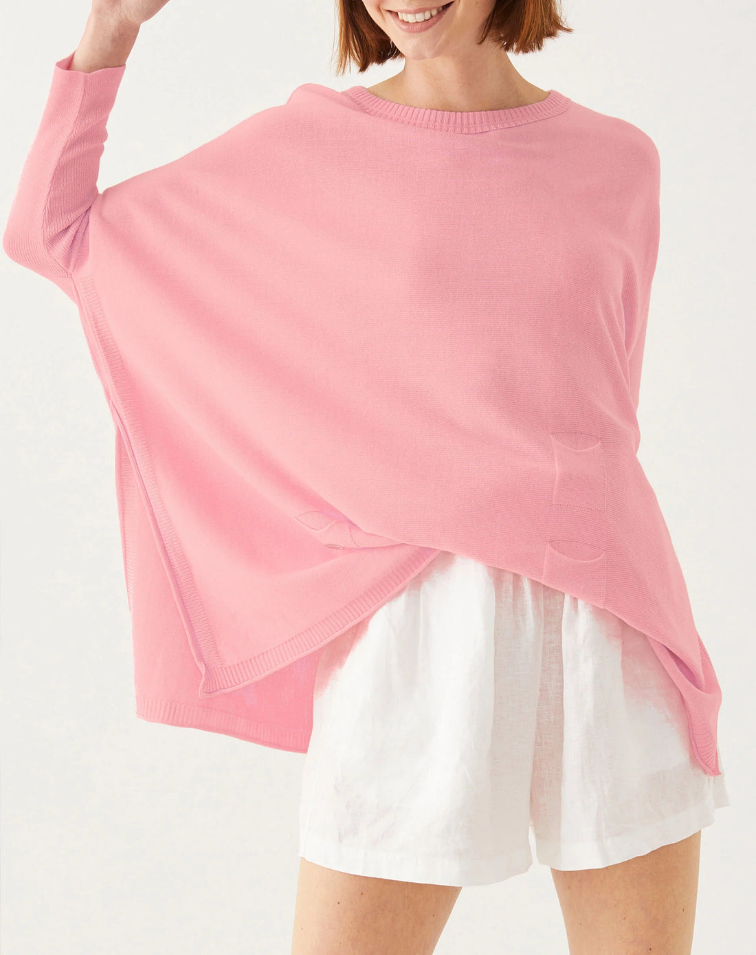 MerSea Catalina Crewneck Sweater - Pretty Floral Pink
