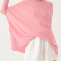 MerSea Catalina Crewneck Sweater - Pretty Floral Pink