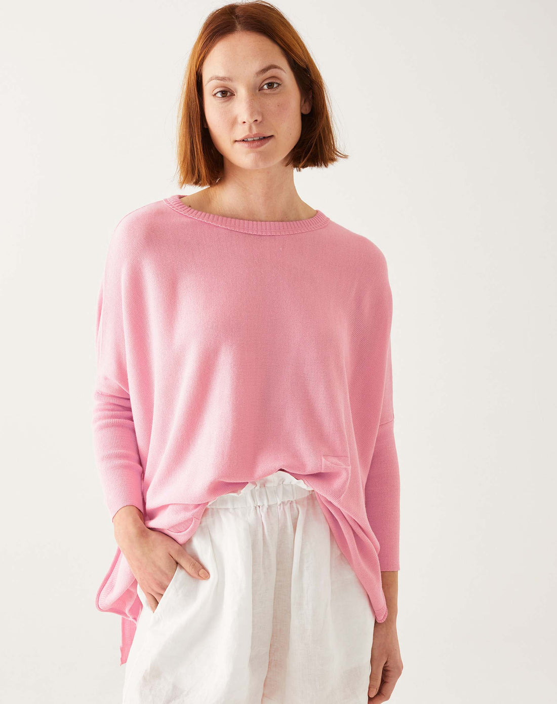 MerSea Catalina Crewneck Sweater - Pretty Floral Pink
