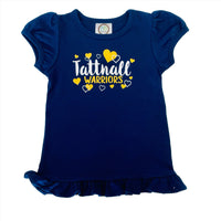 Tattnall Warriors Hearts T-Shirt