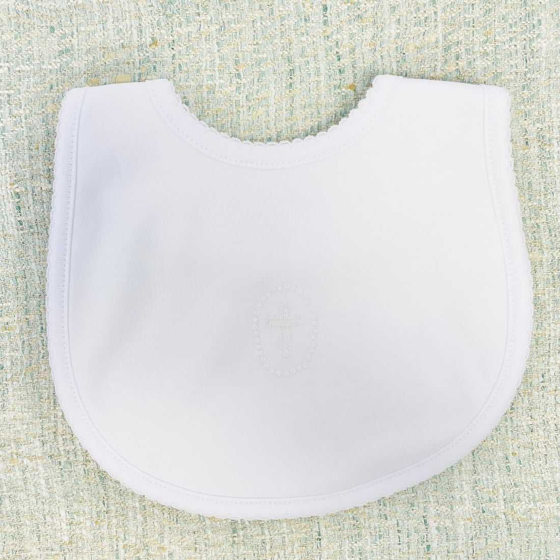 Magnolia Baby Blessed Embroidered Bib