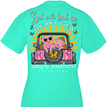 Simply Southern Lead Me Youth Short Sleeve Tee
