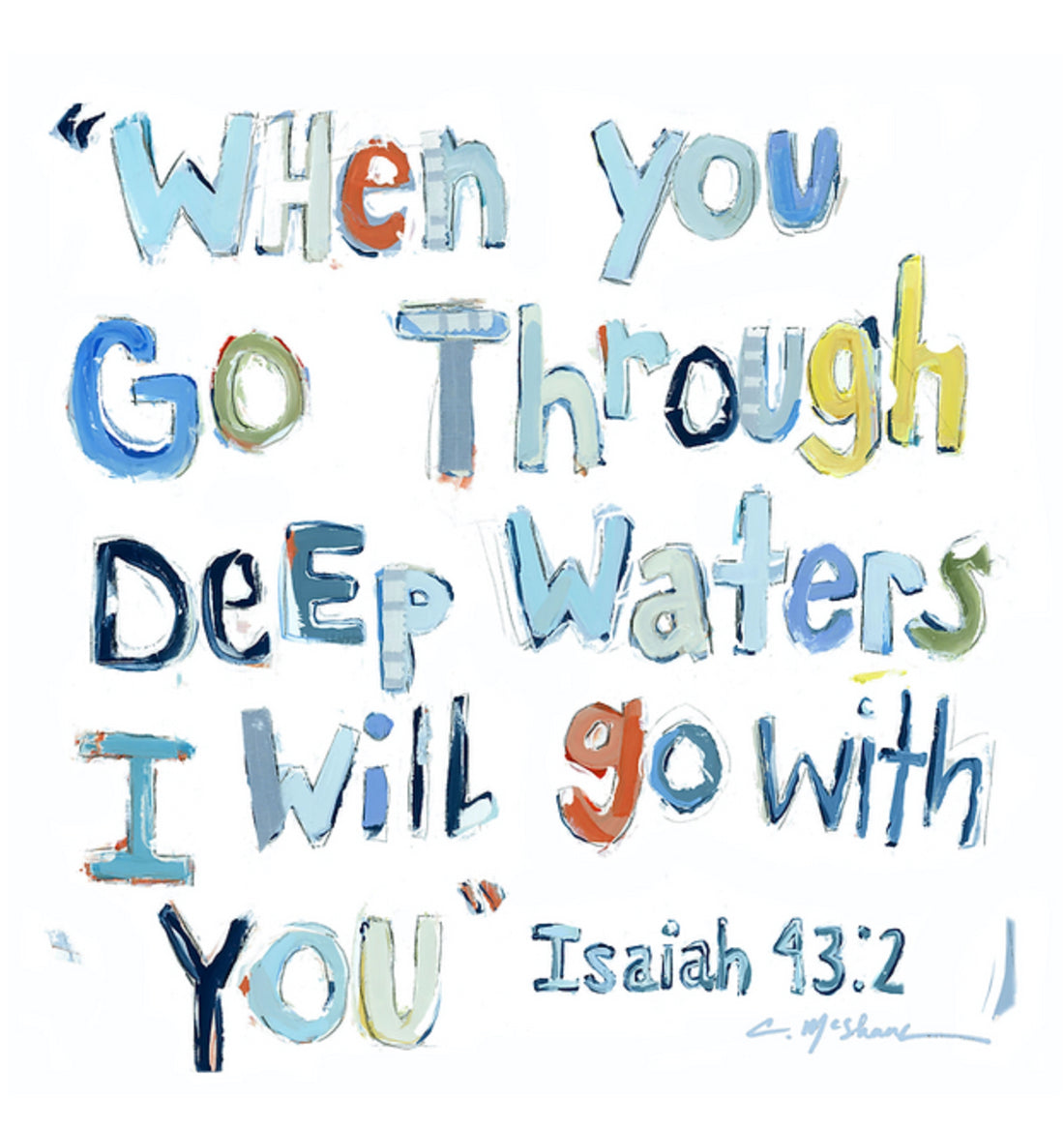 Isaiah Acrylic Block 5.5x5.5