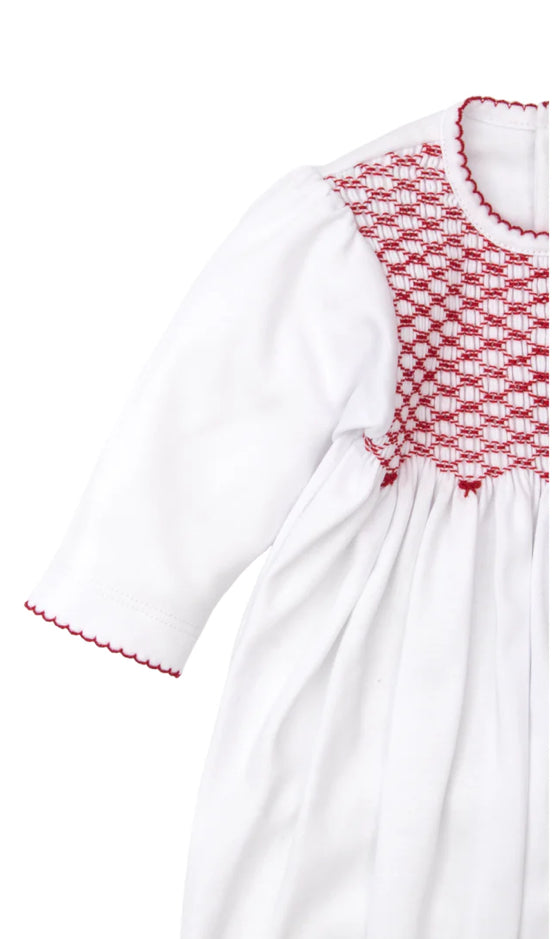 Kissy Kissy Hand Smocked Holiday Medley Sack