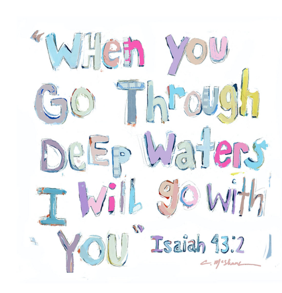 Isaiah Acrylic Block 5.5x5.5