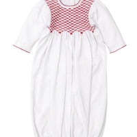 Kissy Kissy Hand Smocked Holiday Medley Sack