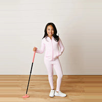 Swoon Kids Pink Gingham Active Jacket