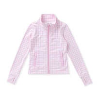 Swoon Kids Pink Gingham Active Jacket