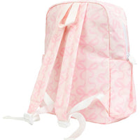 Apple of My Isla Small Backpack- Bows on Pink