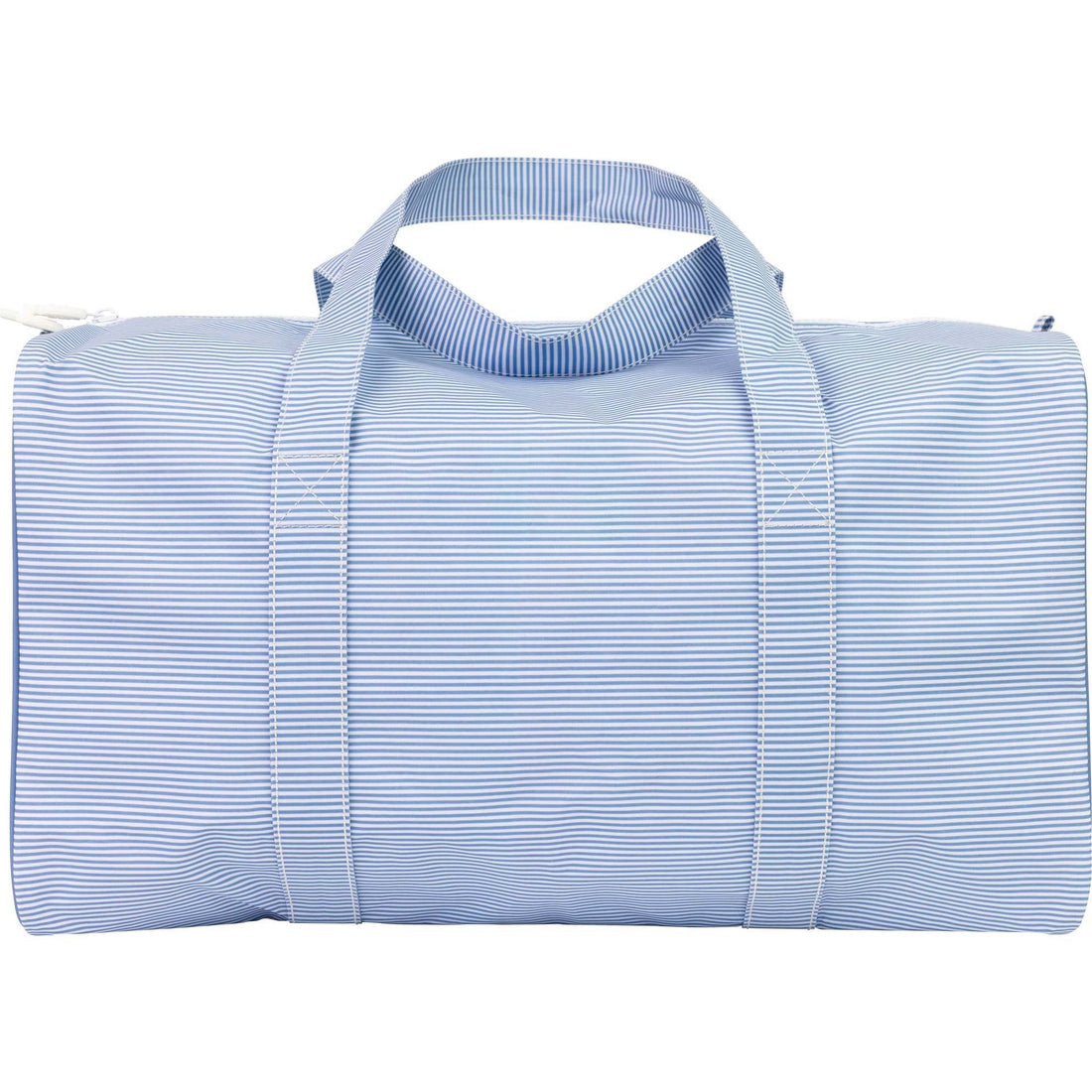 Apple of My Isla Navy Mini Stripe Duffle Bag