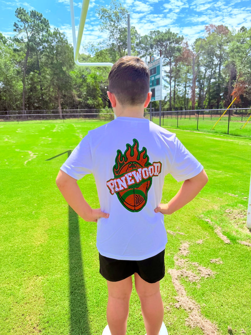 PCA Flaming Football Drifit Shirt