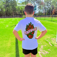 PCA Flaming Football Drifit Shirt