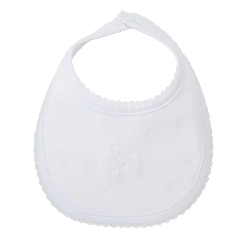 Mud Pie French Knot Cross Bib