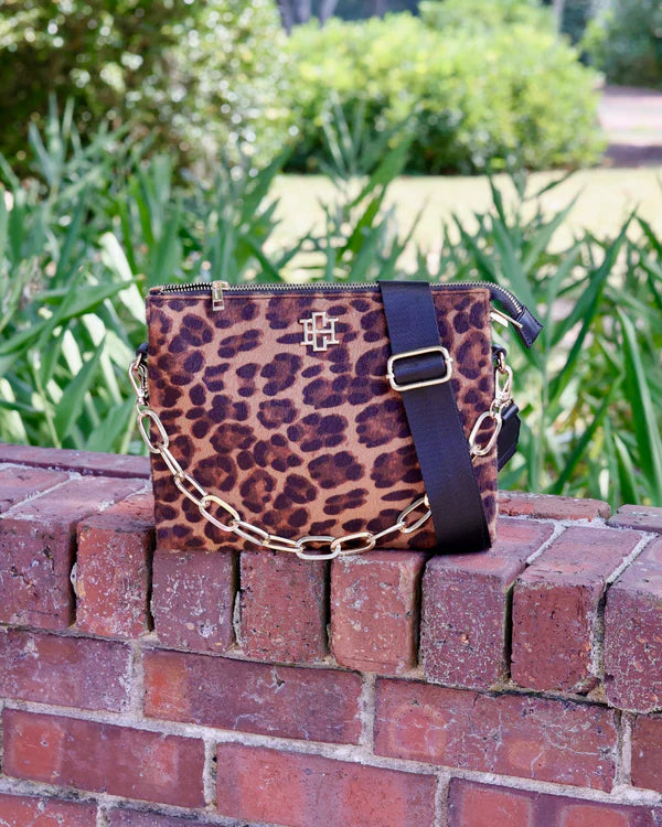 Caroline Hill Ariana Crossbody Spotted Saddle