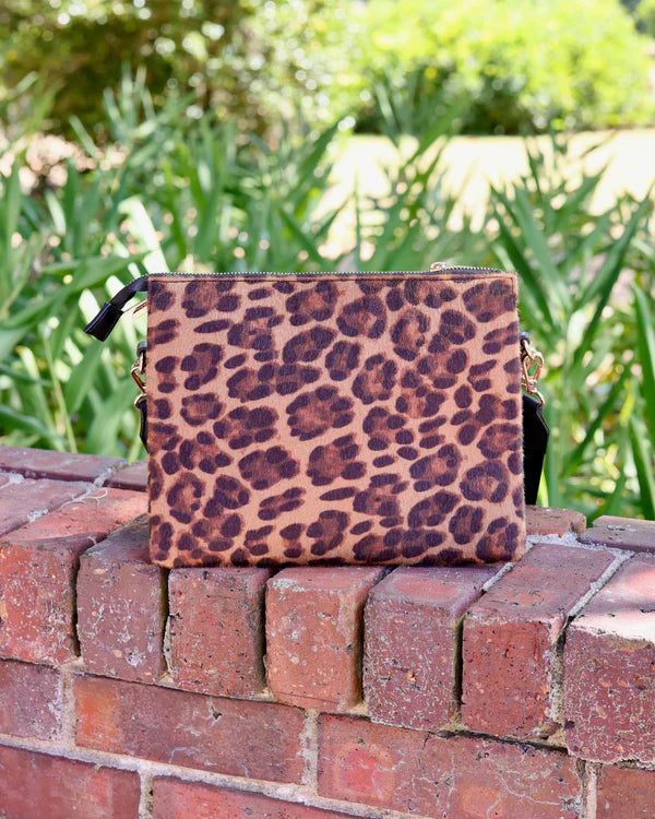 Caroline Hill Ariana Crossbody Spotted Saddle