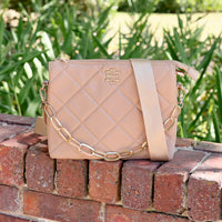 Caroline Hill Ariana Crossbody Latte LD