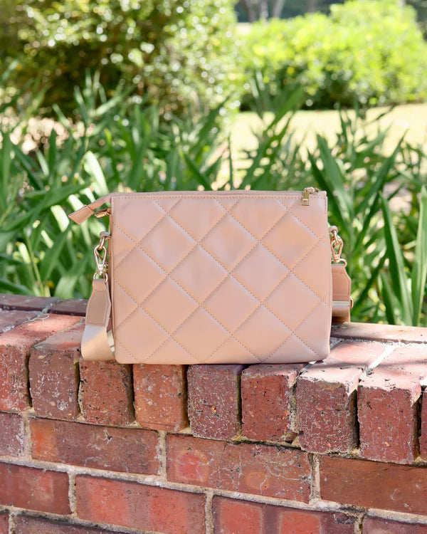 Caroline Hill Ariana Crossbody Latte LD