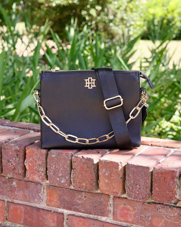 Caroline Hill Ariana Crossbody Black