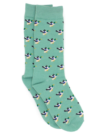 Properly Tied Boys Lucky Duck Socks Breaking Water