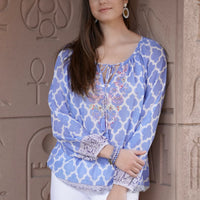 Dolma Isadora Blouse Blue