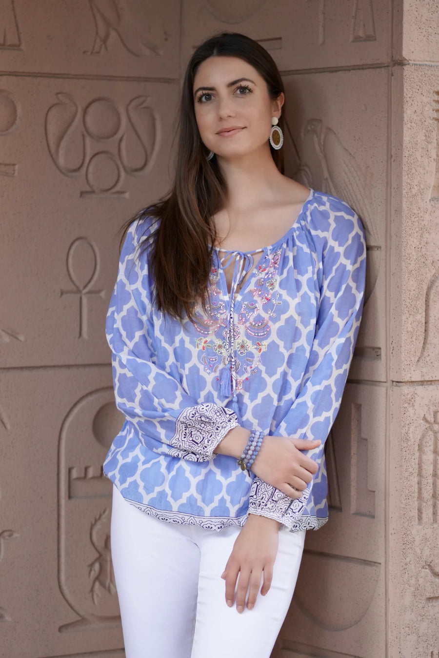 Dolma Isadora Blouse Blue