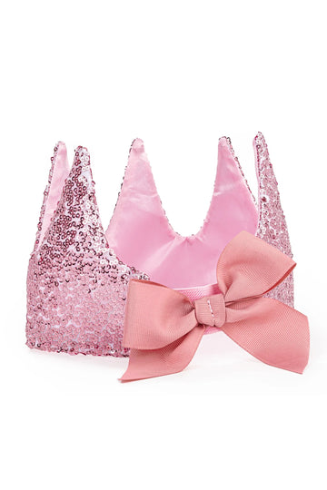 Great Pretenders Precious Pink Sequin Crown