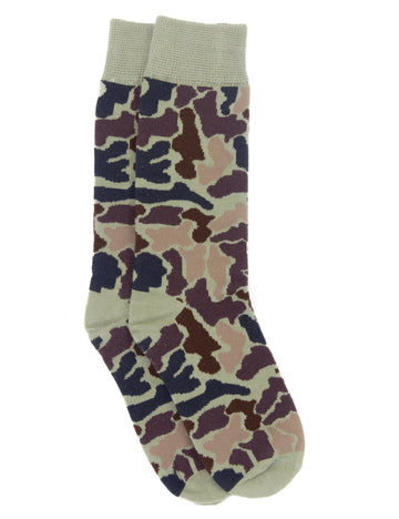 Properly Tied Boys Lucky Duck Socks Vintage Camo