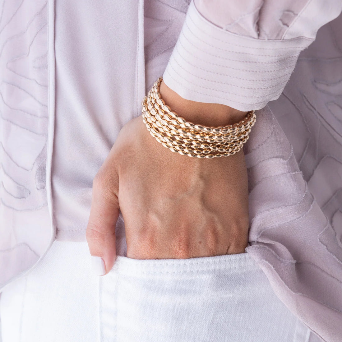 Enewton Harmony Small Gold Bead Bracelet
