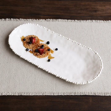 Beatriz Ball VIDA Alegria Large Oval Platter - White