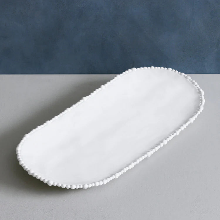 Beatriz Ball VIDA Alegria Large Oval Platter - White