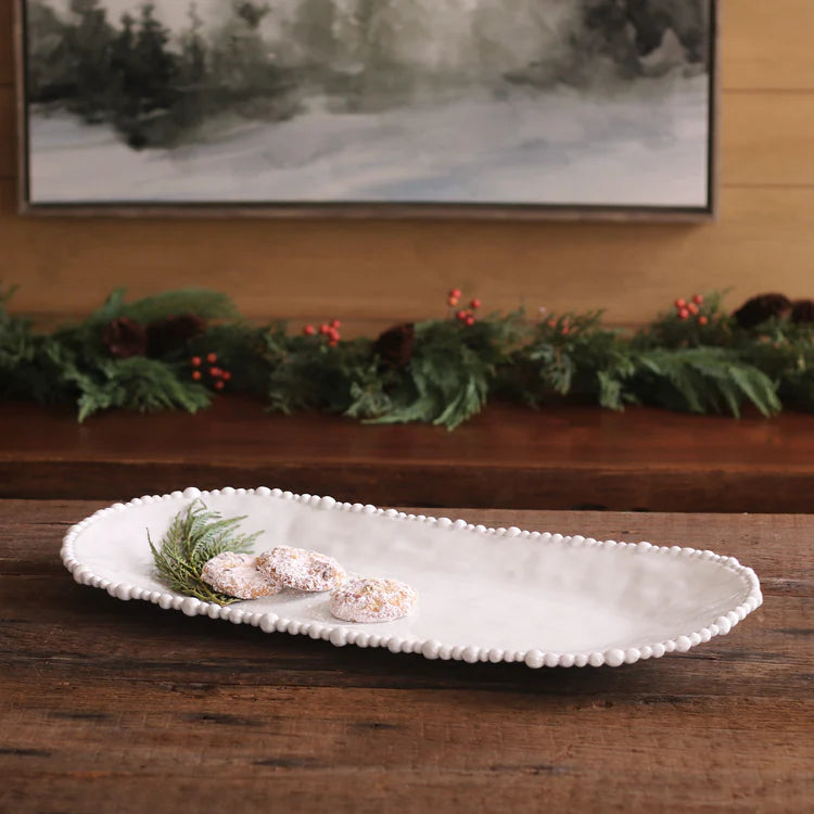Beatriz Ball VIDA Alegria Large Oval Platter - White