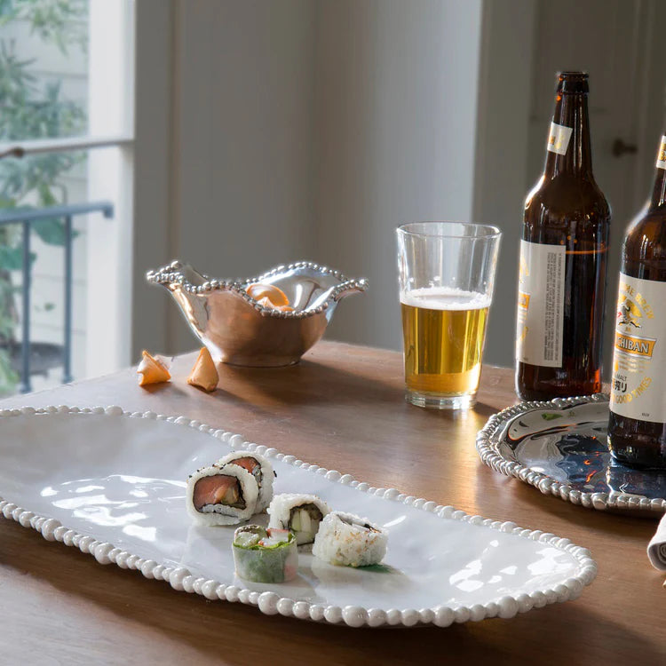 Beatriz Ball VIDA Alegria Large Oval Platter - White