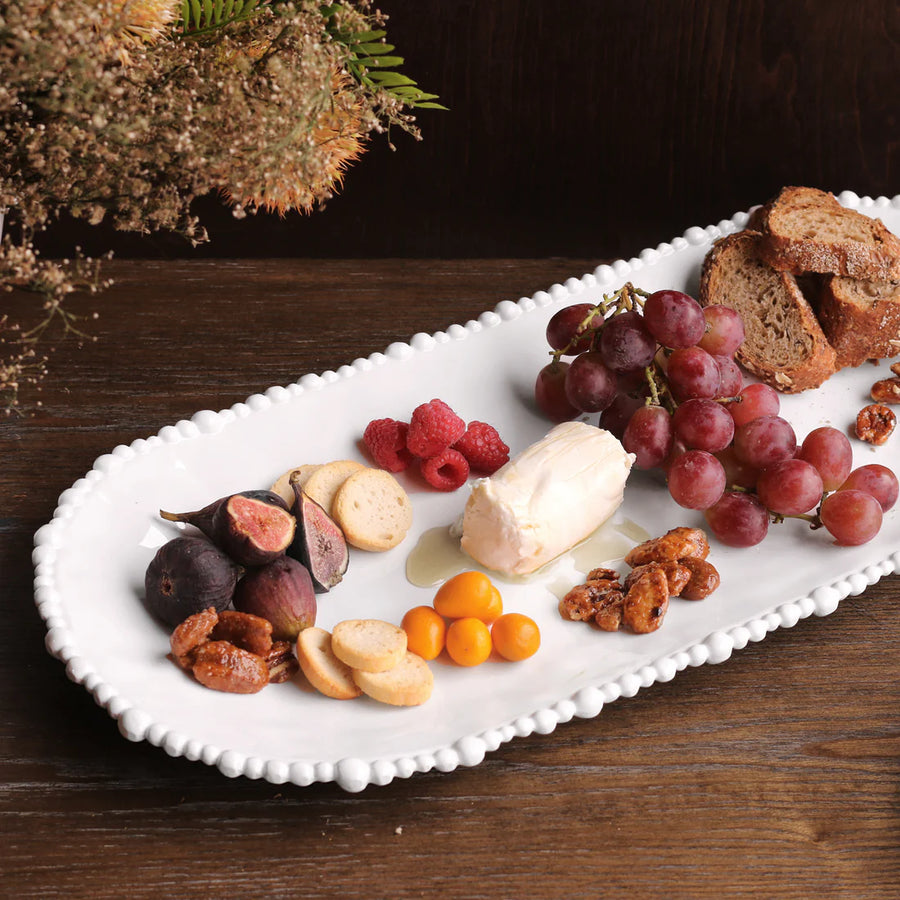 Beatriz Ball VIDA Alegria Large Oval Platter - White
