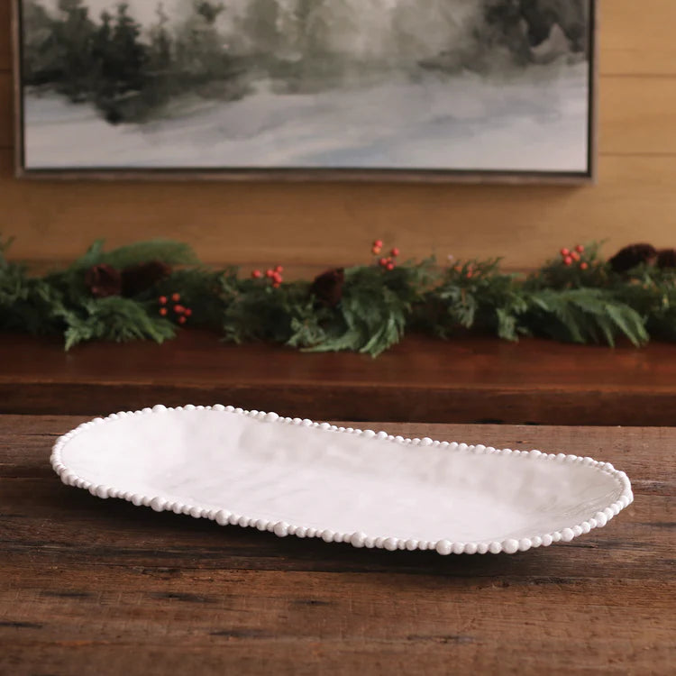 Beatriz Ball VIDA Alegria Large Oval Platter - White